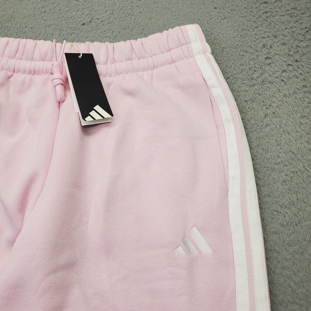 Adidas Essentials Jogger Pants Womens Large Pink Performance Drawstring Waist - Picture 9 of 9